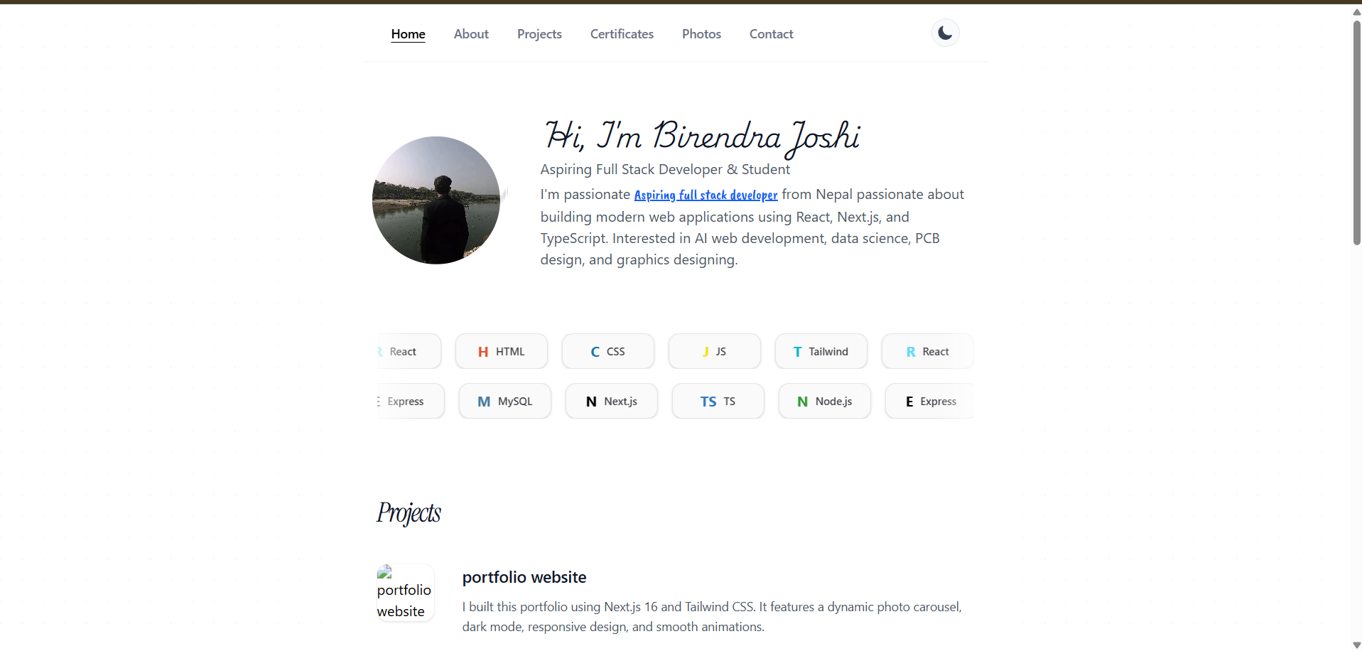 Portfolio Website